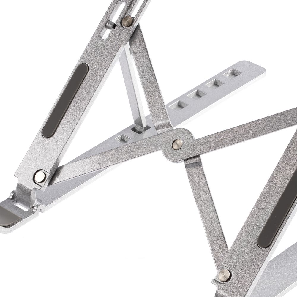 Подставка для ноутбука и планшета Scaffold Light, серебристая — изображение 5