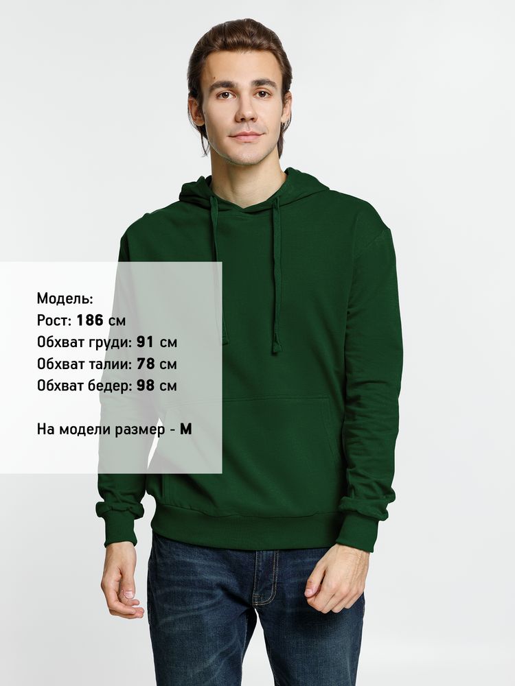 Худи Kirenga 2.0, темно-зеленое — изображение 7