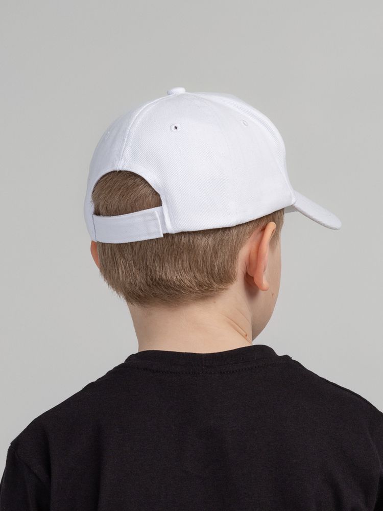 Бейсболка детская Standard Kids, белая — изображение 9