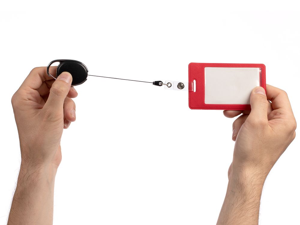 Ретрактор Access New с карабином, черный — изображение 5