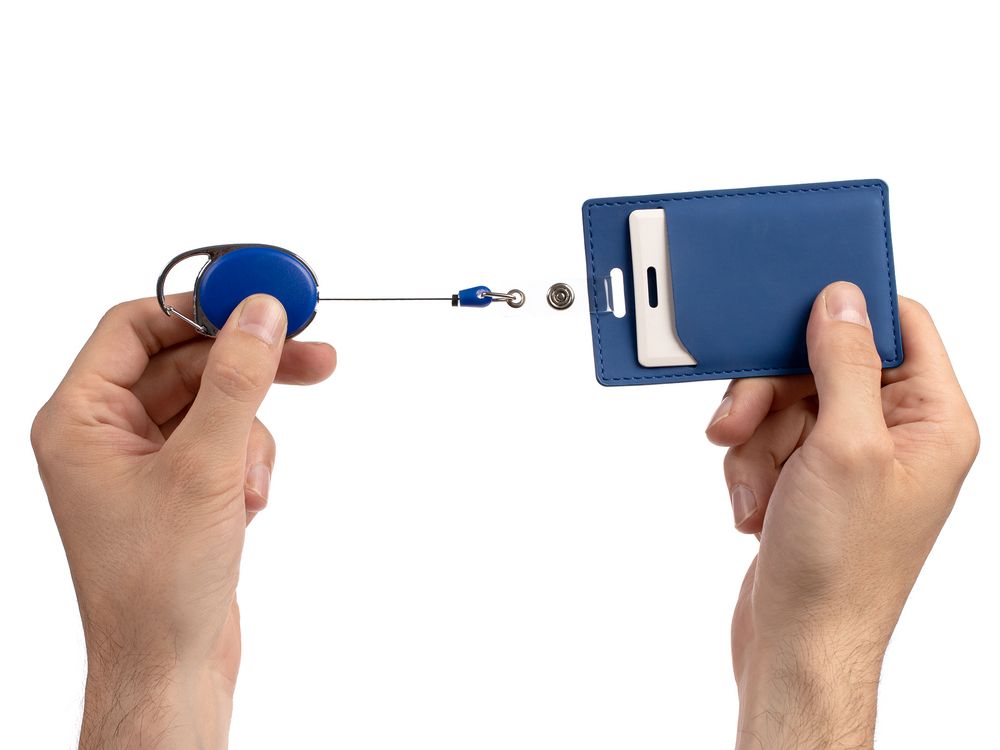 Ретрактор Access New с карабином, синий — изображение 5