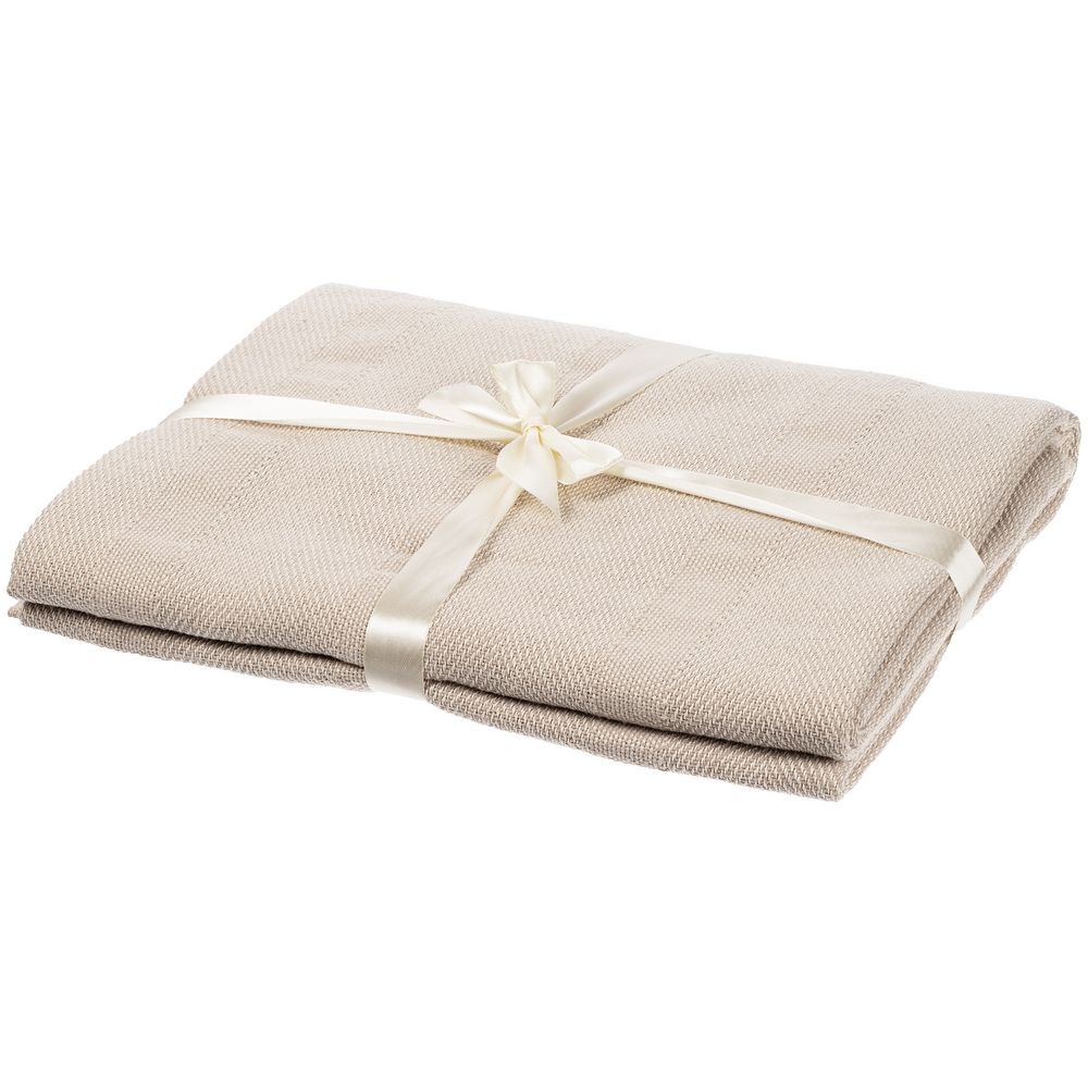 Плед «Сенеж», бежевый — изображение 4