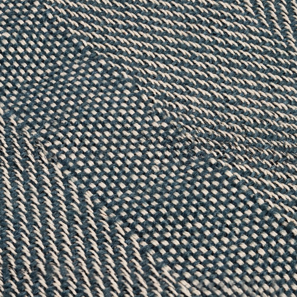 Плед «Сенеж», серо-синий — изображение 5