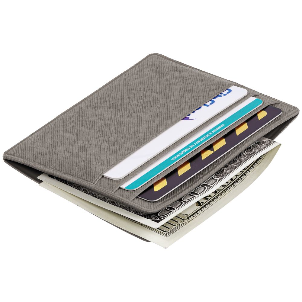 Чехол для карточек Devon, серый — изображение 4