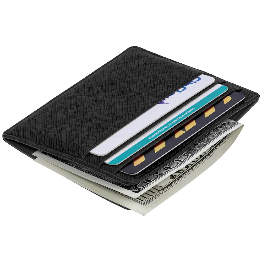 Чехол для карточек Devon, черный — изображение 4