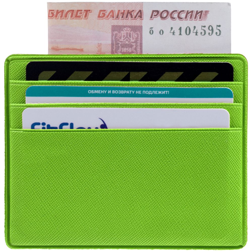 Чехол для карточек Devon, зеленый — изображение 4