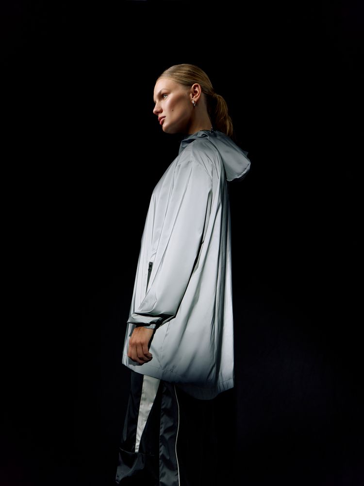 Парка Manifest из светоотражающей ткани, серая — изображение 22