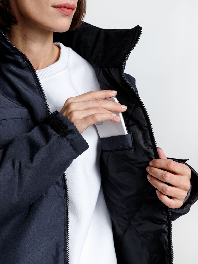 Куртка-трансформер унисекс Astana, темно-синяя — изображение 11