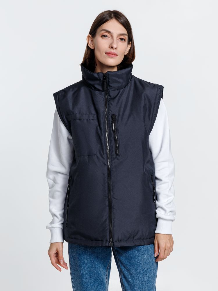 Куртка-трансформер унисекс Astana, темно-синяя — изображение 12