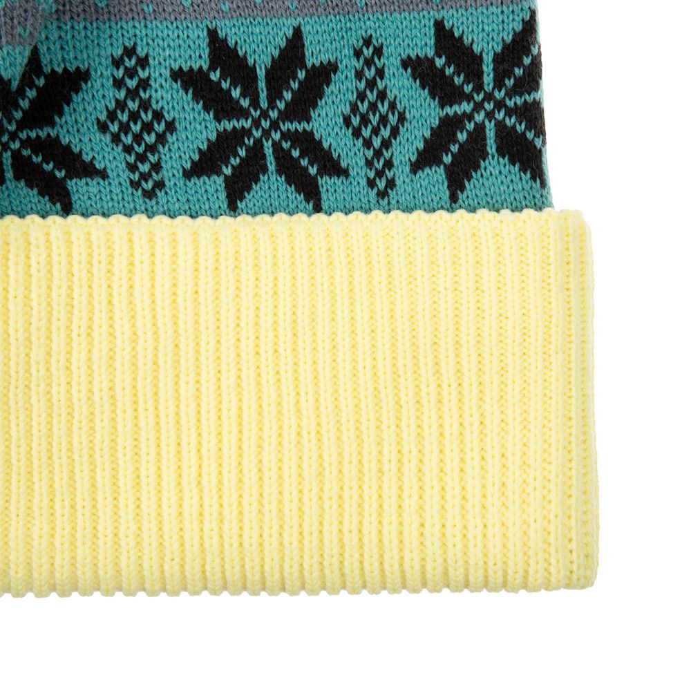Шапка Mirakler, зеленая с желтым — изображение 4