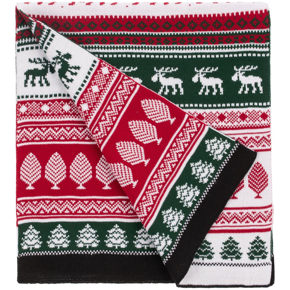 Шарф Mirakler, красный с зеленым — изображение 3