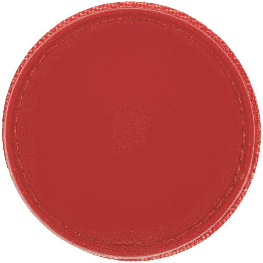 Лейбл из ПВХ с липучкой Menteqo Round, красный — изображение 3