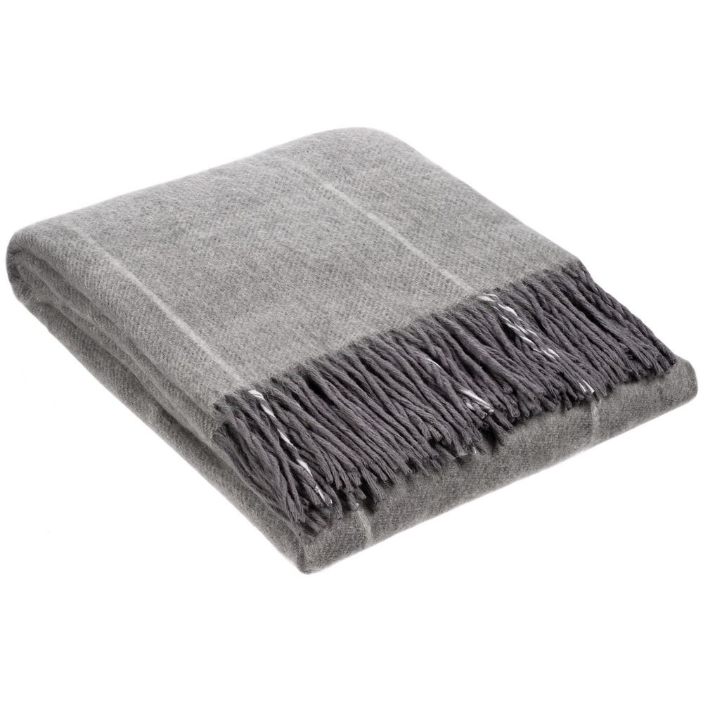 Плед «Шамони», серый — изображение 4