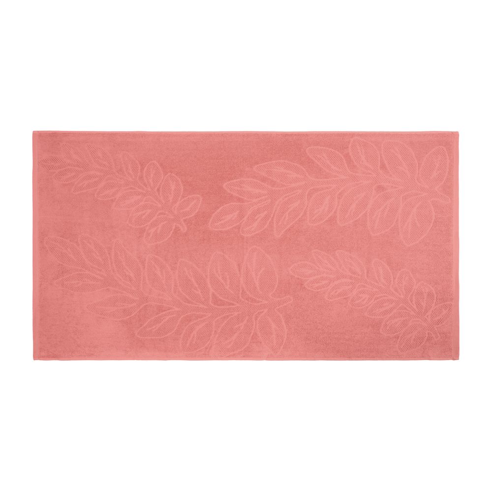 Полотенце махровое «Флора», среднее, оранжевое (персиковое эхо) — изображение 3