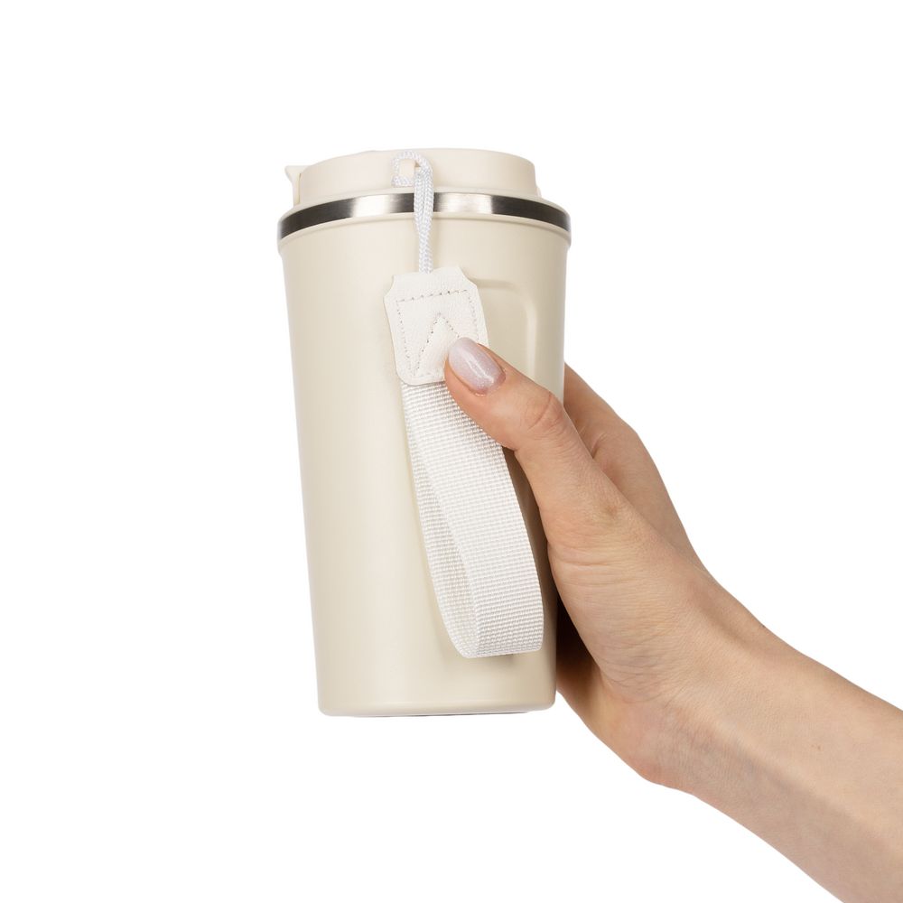 Смарт-стакан с заменяемой батареей tellMug, ver.2, молочно-белый — изображение 7