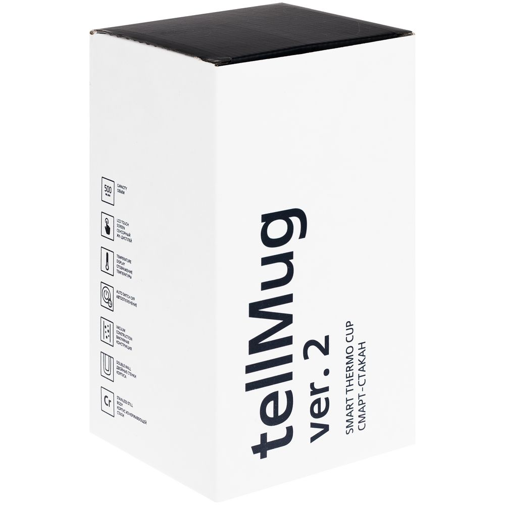 Смарт-стакан с заменяемой батареей tellMug, ver.2, молочно-белый — изображение 16