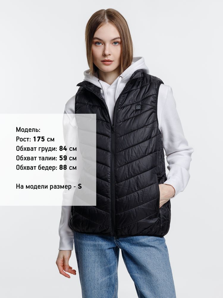 Жилет с подогревом Thermalli Valmorel, черный — изображение 14