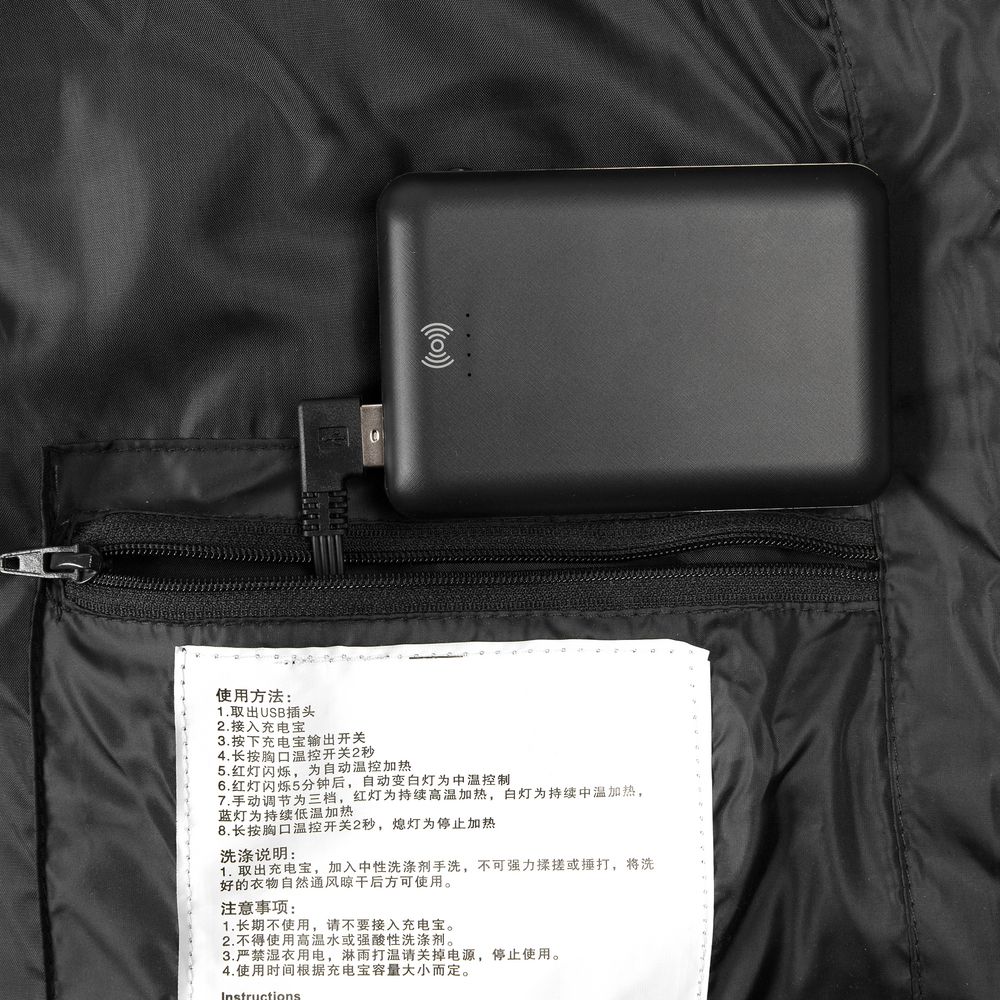 Жилет с подогревом Thermalli Valmorel, черный — изображение 7