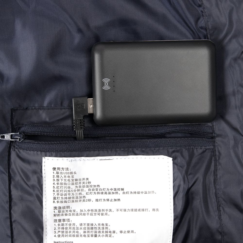 Жилет с подогревом Thermalli Valmorel, темно-синий — изображение 7