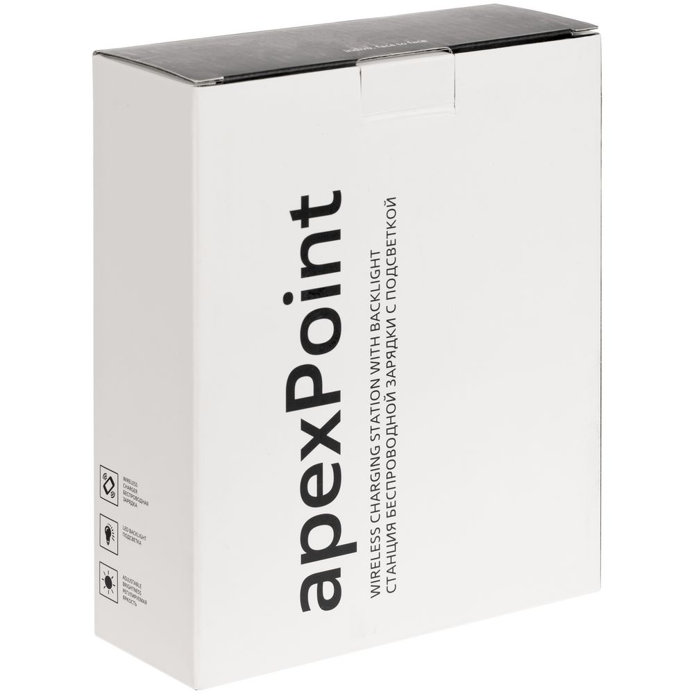 Станция для беспроводной зарядки с подсветкой apexPoint, черная — изображение 12