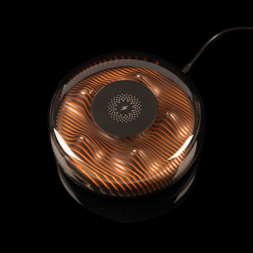 Станция беспроводной зарядки с подсветкой apexPoint ver.2, черная — изображение 11