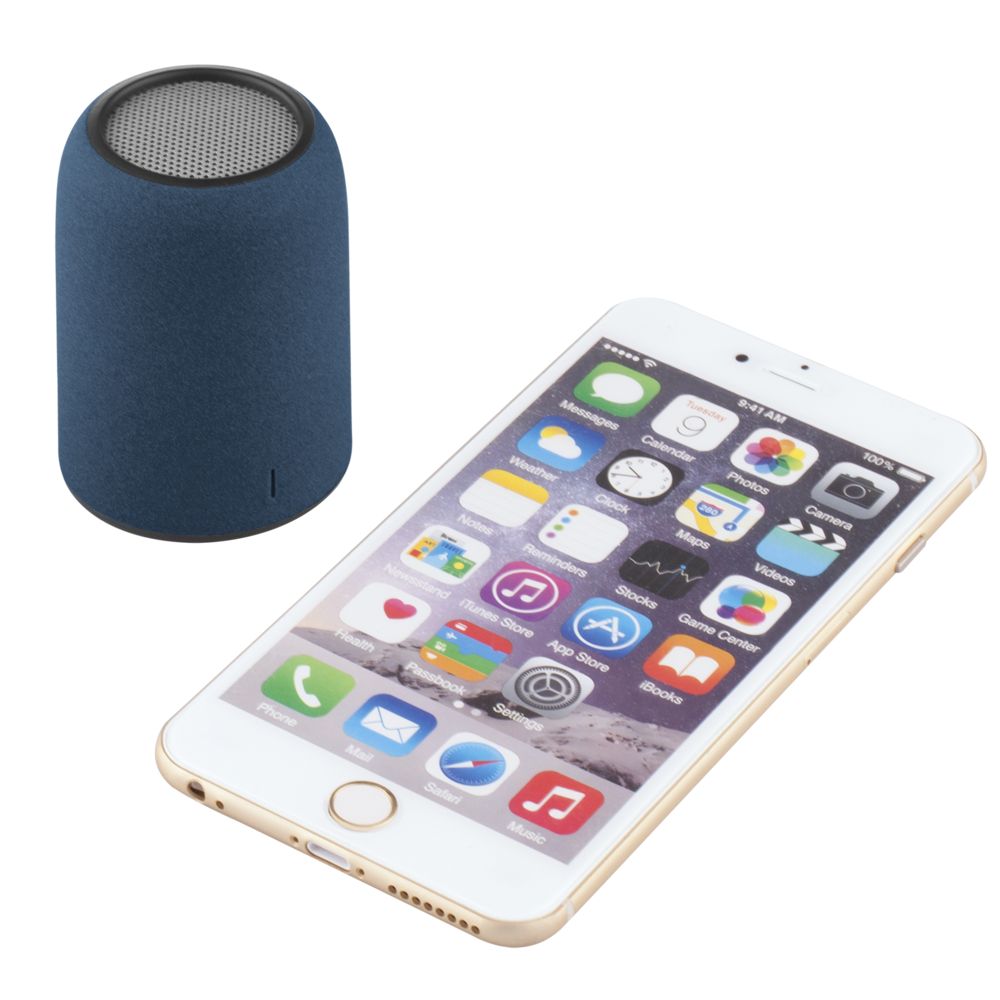 Беспроводная колонка Uniscend Grinder, синяя — изображение 6