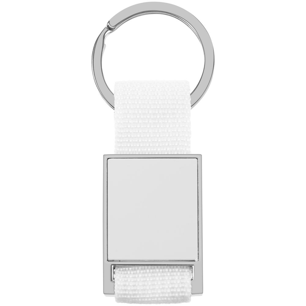 Брелок Stropp с тканевой вставкой, белый — изображение 3