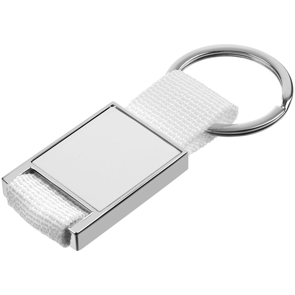 Брелок Stropp с тканевой вставкой, белый — изображение 4