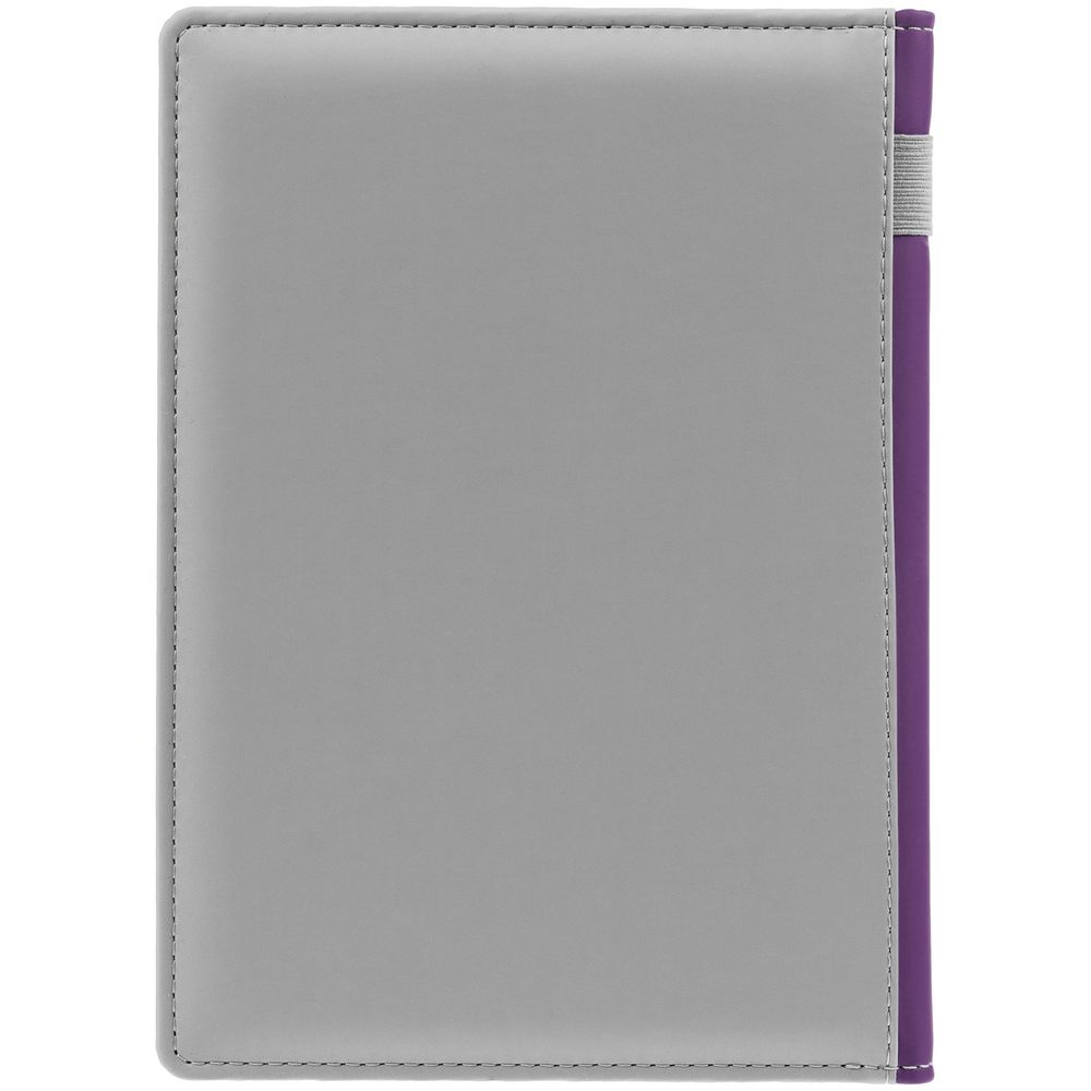 Ежедневник Spain Shall на заказ, недатированный, серый с фиолетовым — изображение 5