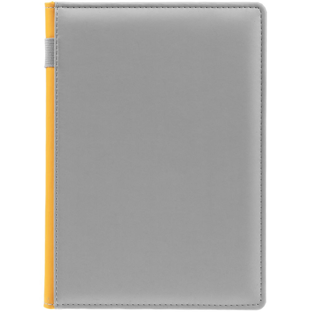 Ежедневник Spain Shall на заказ, недатированный, серый с желтым — изображение 4