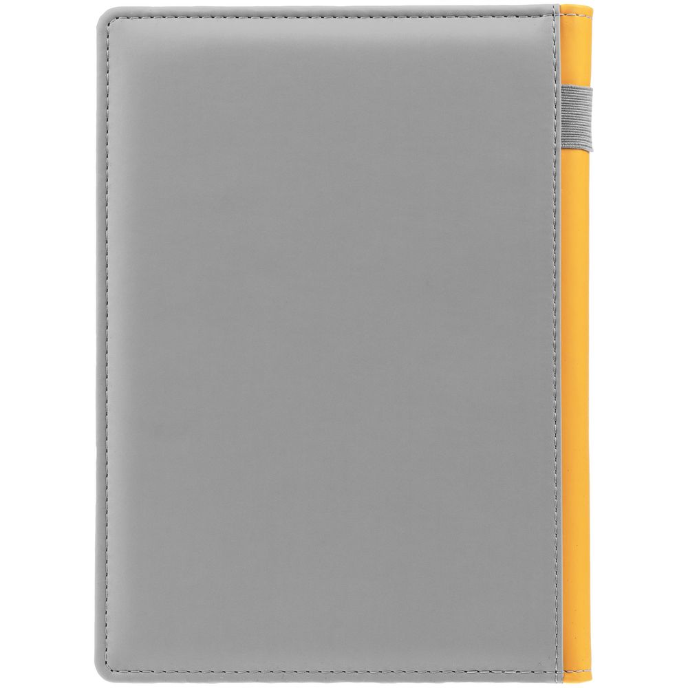 Ежедневник Spain Shall на заказ, недатированный, серый с желтым — изображение 5