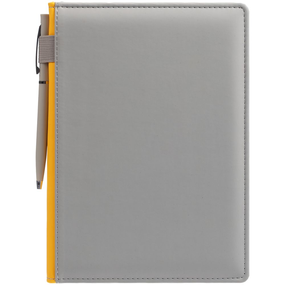 Ежедневник Spain Shall на заказ, недатированный, серый с желтым — изображение 7