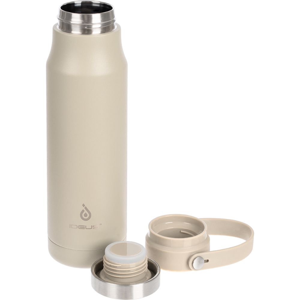 Термобутылка Tateyama, серо-бежевая — изображение 4
