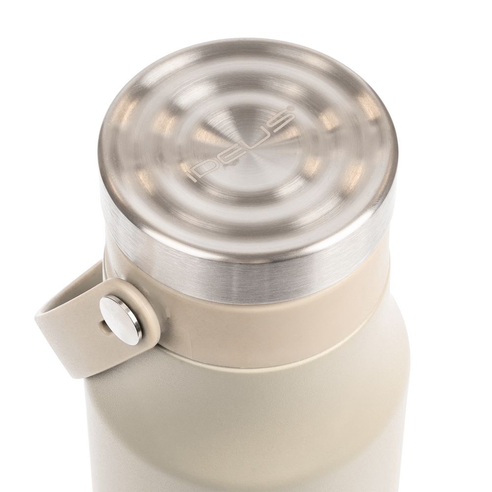Термобутылка Tateyama, серо-бежевая — изображение 5