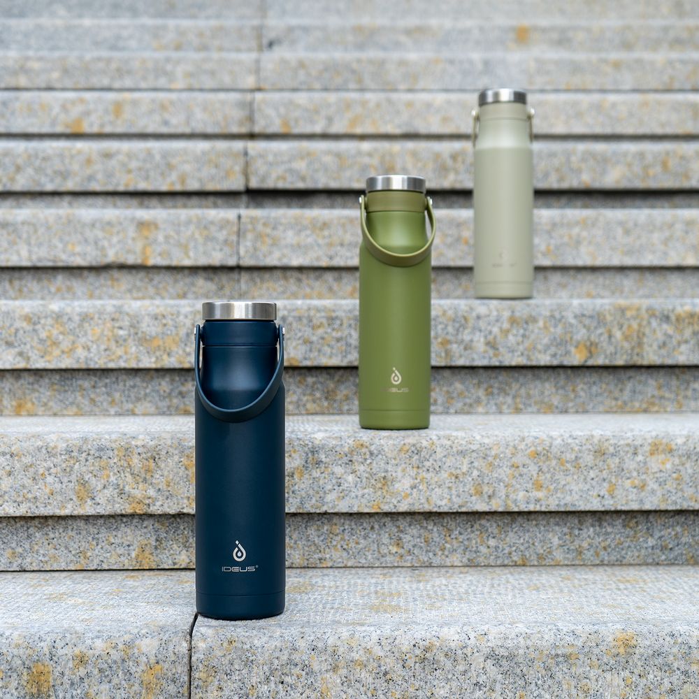 Термобутылка Tateyama, серо-бежевая — изображение 13