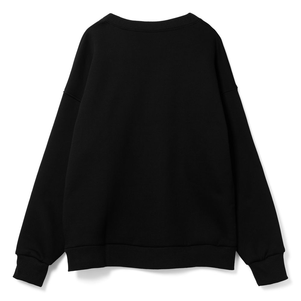 Свитшот оверсайз унисекс True Self, черный — изображение 3