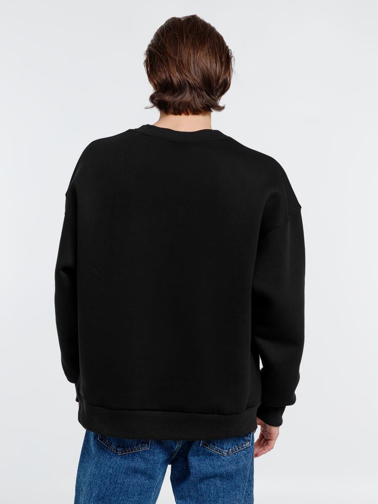 Свитшот оверсайз унисекс True Self, черный — изображение 8