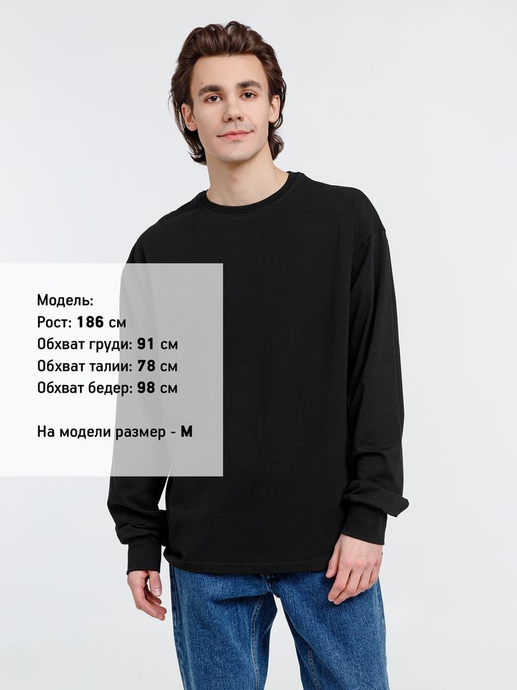 Футболка оверсайз унисекс Сity Sapiens, черная — изображение 5