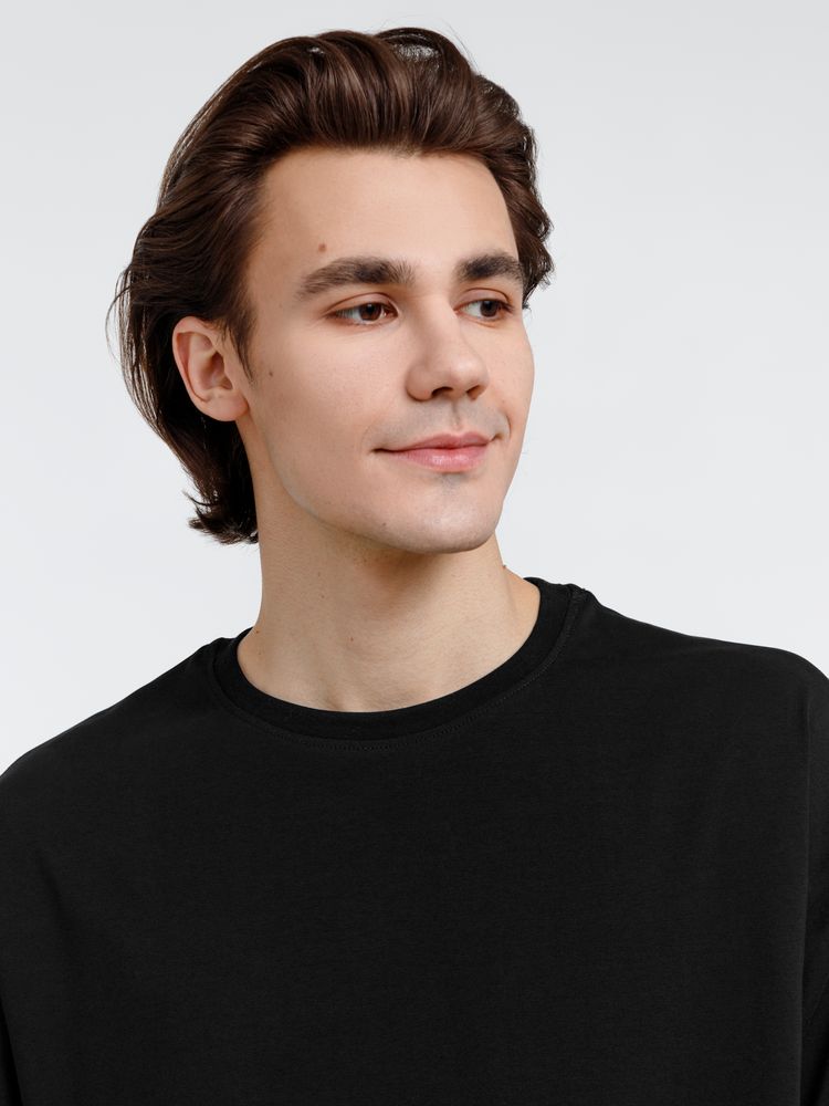 Футболка оверсайз унисекс Сity Sapiens, черная — изображение 8