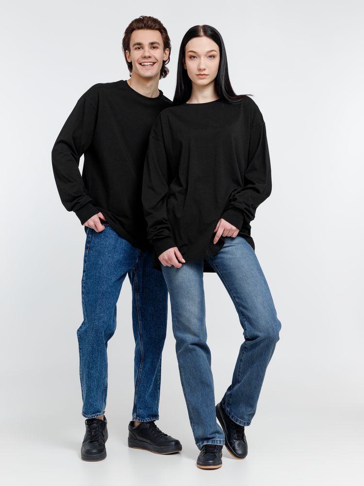 Футболка оверсайз унисекс Сity Sapiens, черная — изображение 13