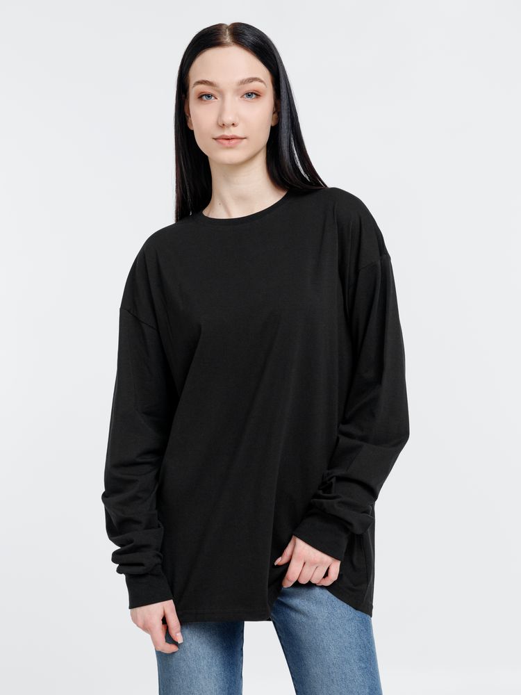 Футболка оверсайз унисекс Сity Sapiens, черная — изображение 10