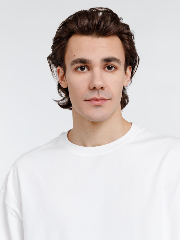 Футболка оверсайз унисекс Сity Sapiens, молочно-белая — изображение 8