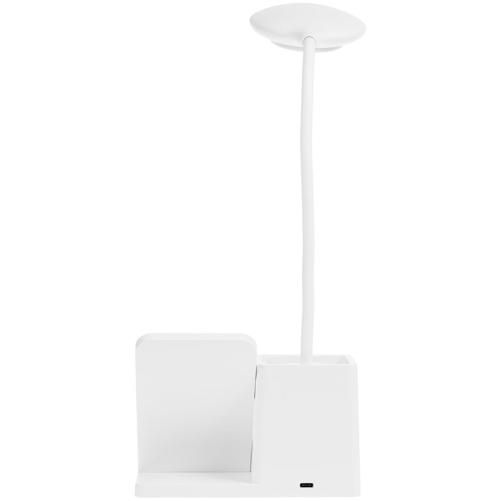 Лампа с органайзером и беспроводной зарядкой writeLight, ver. 2, белая — изображение 5