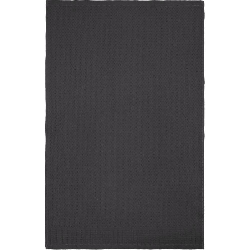 Полотенце вафельное «Деметра», среднее, темно-серое — изображение 4