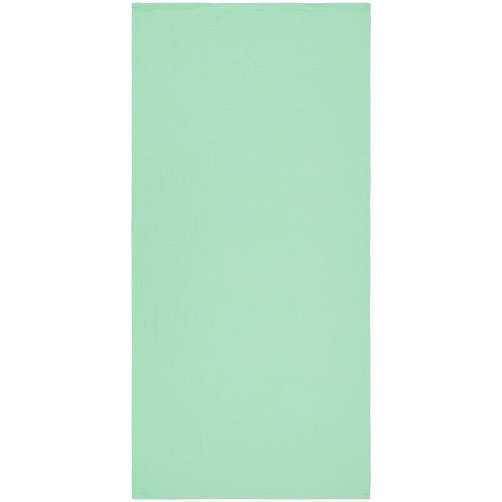 Полотенце вафельное «Деметра», большое, зеленое (зеленая мята) — изображение 4