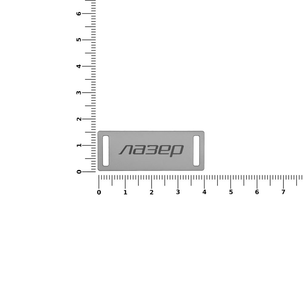 Шильдик металлический Kova, серебристый — изображение 3