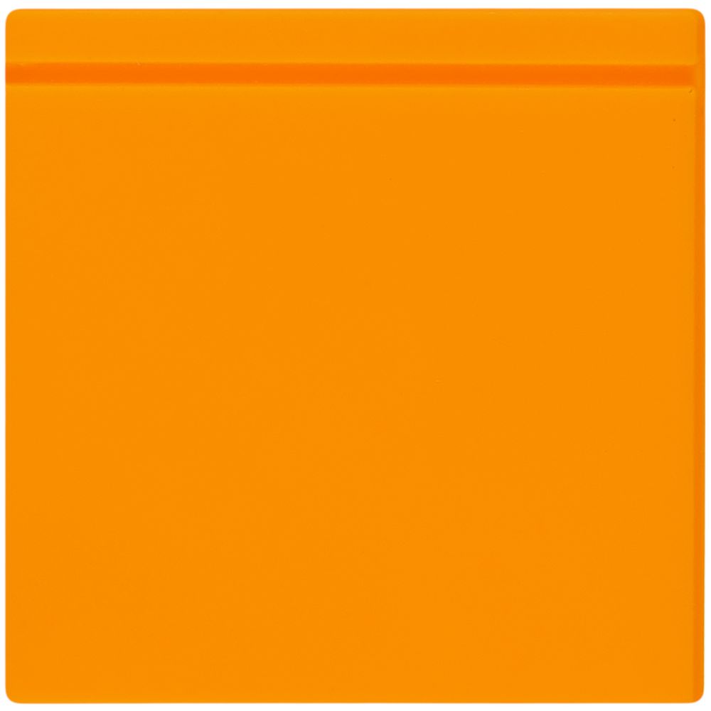 Лейбл из ПВХ Kare, оранжевый неон