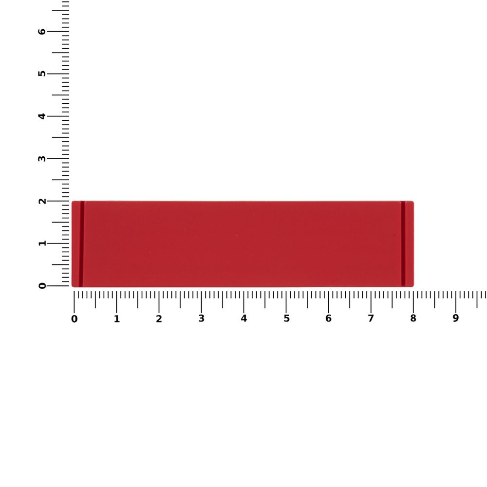 Лейбл из ПВХ Tarea, красный — изображение 3