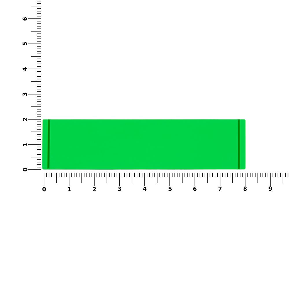 Лейбл из ПВХ Tarea, зеленый неон — изображение 3