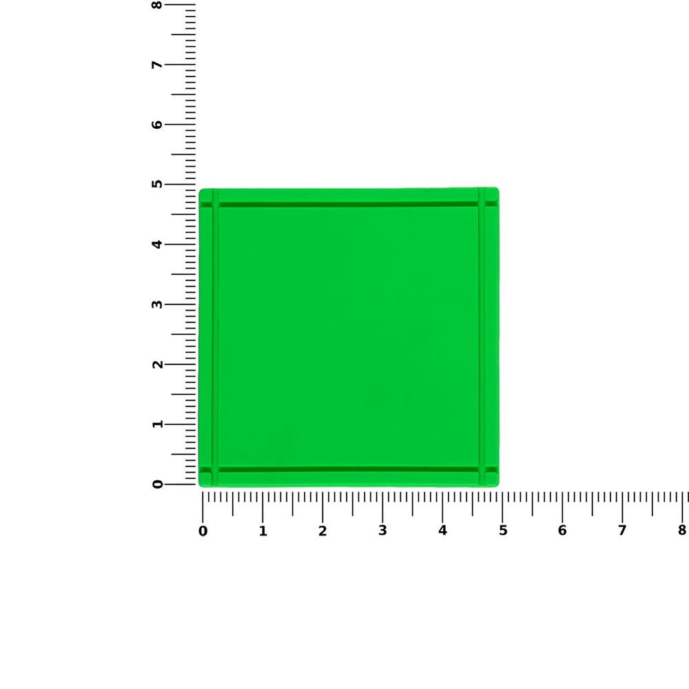 Лейбл из ПВХ Dzeta, L, зеленый неон — изображение 3